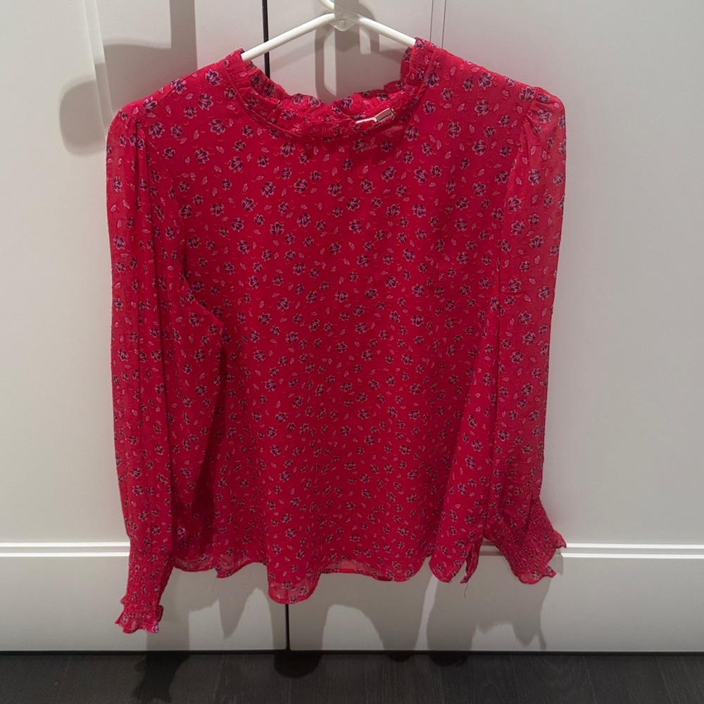 Joie Pink Floral Blouse
Size L